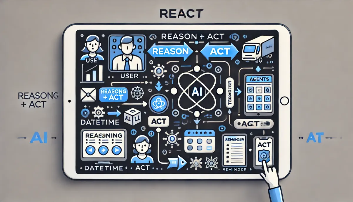 ReAct (Reason + Act): пошаговое взаимодействие LLM с агентами